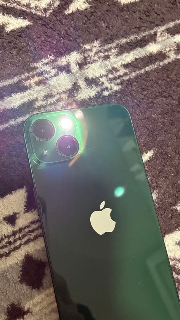 iPhone13 グリーン　本体　箱　充電ケーブル