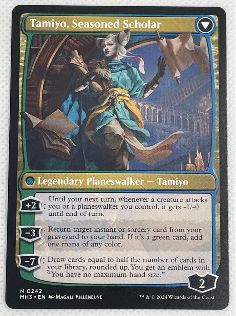 MtG 知りたがりの学徒、タミヨウ 英語