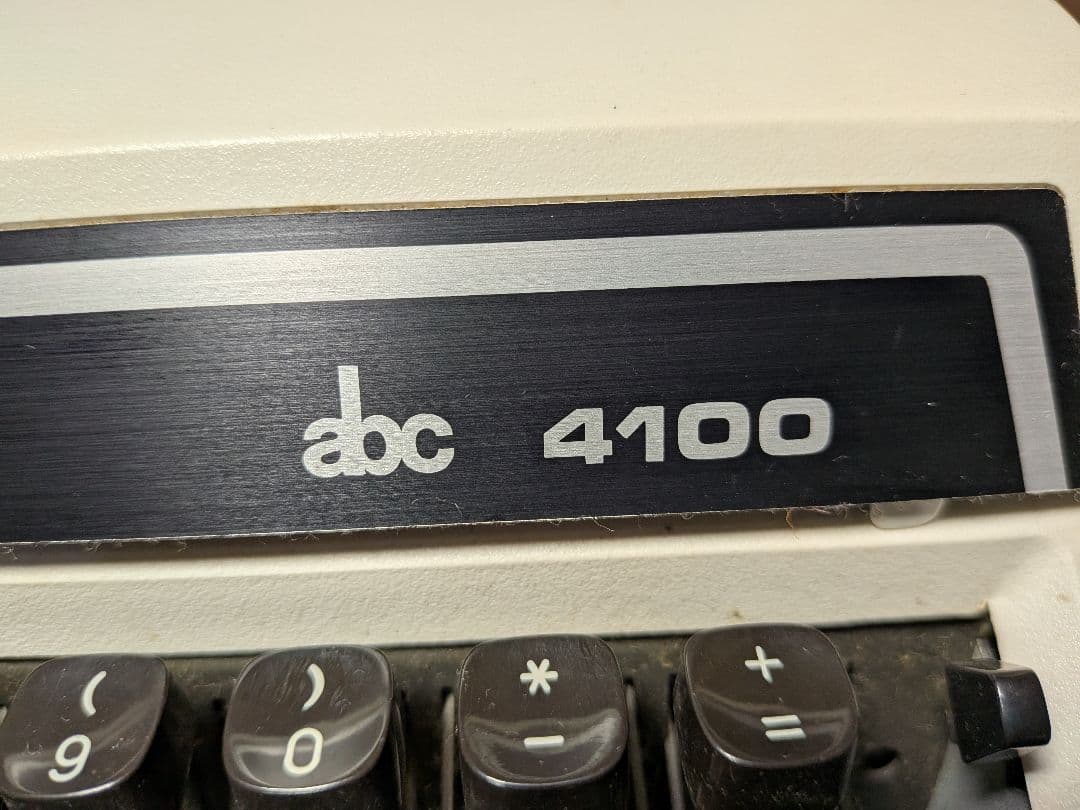 AlpaWay abc4100 英字タイプライター