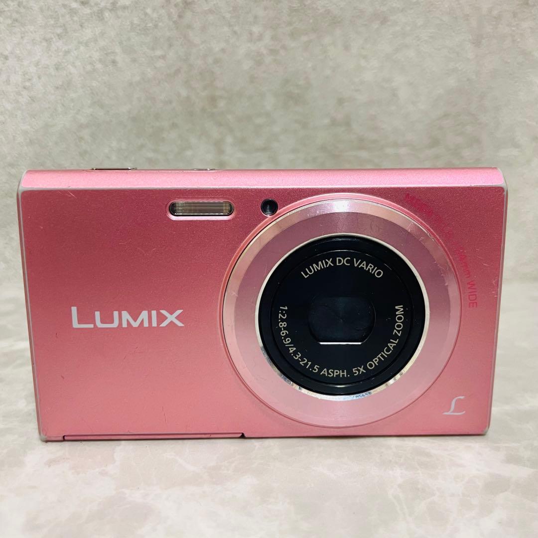 美品 Panasonic LUMIX DMC-FH10 ピンク SDカード付き