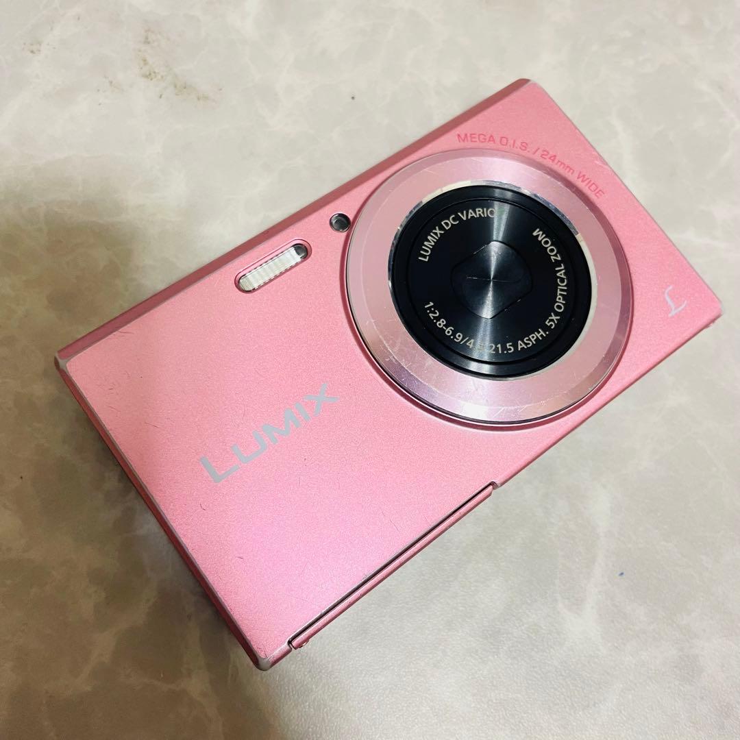 美品 Panasonic LUMIX DMC-FH10 ピンク SDカード付き