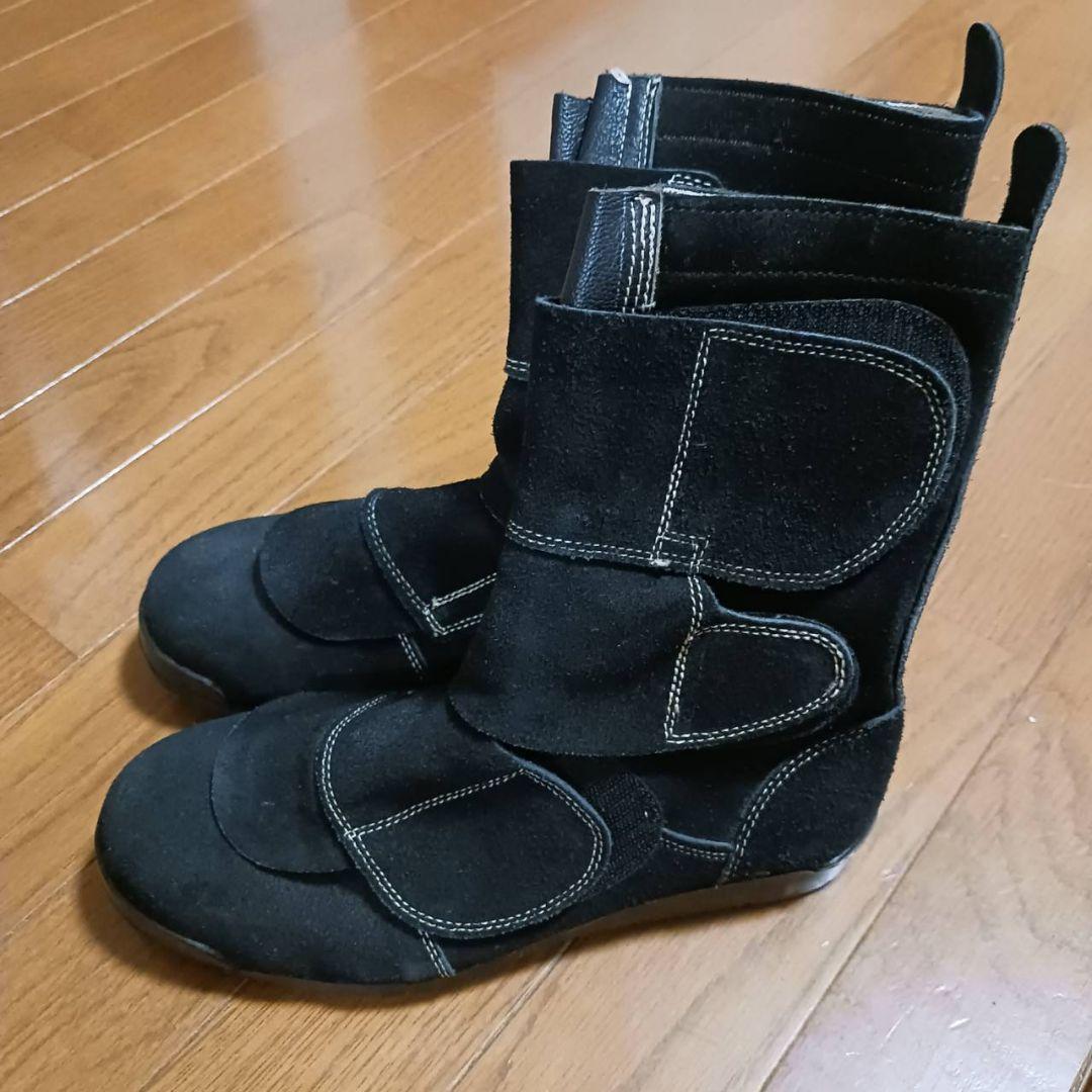【希少ベロア生地】高所溶接用安全靴★ノサックス★鍛冶鳶★24.0cm