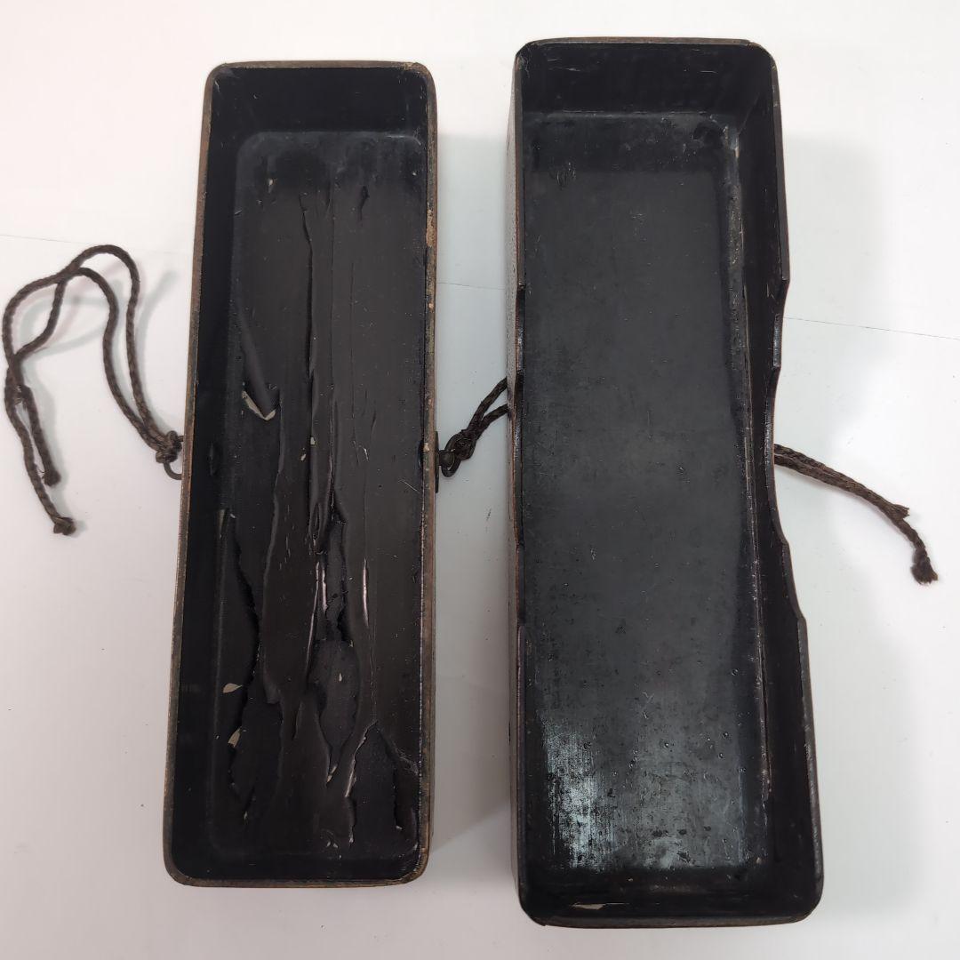 【骨董品】皮文箱2個セット