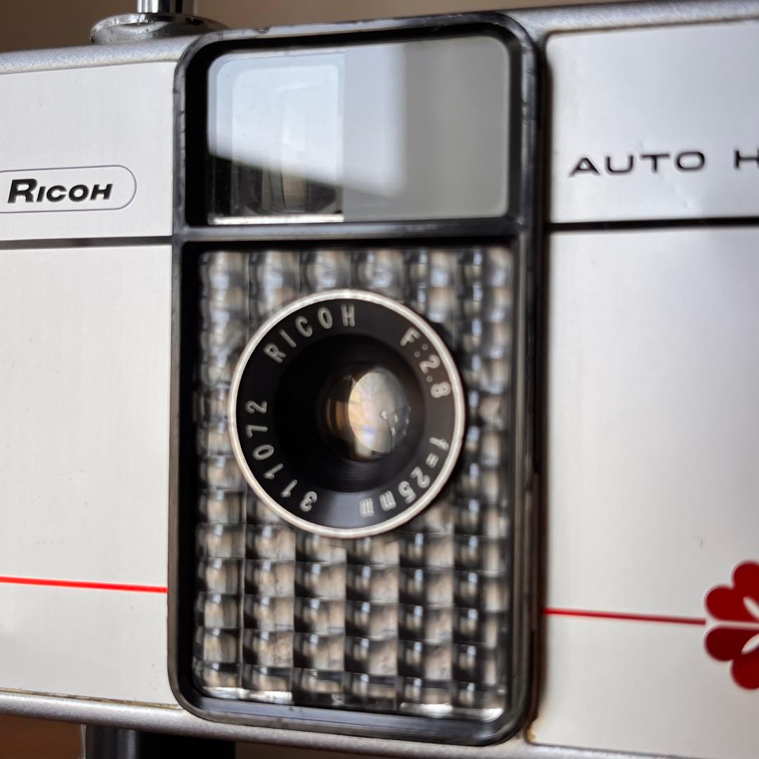 【フィルム巻き上げOK】RICOH オートハーフE 花柄モデル