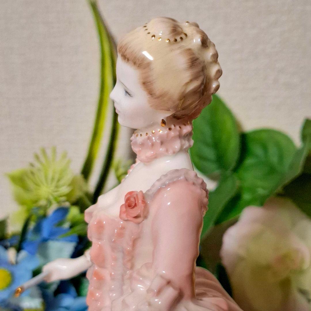 伝説級!割れカケ無しの完品!コールポート ポンパドール夫人 フィギュリン