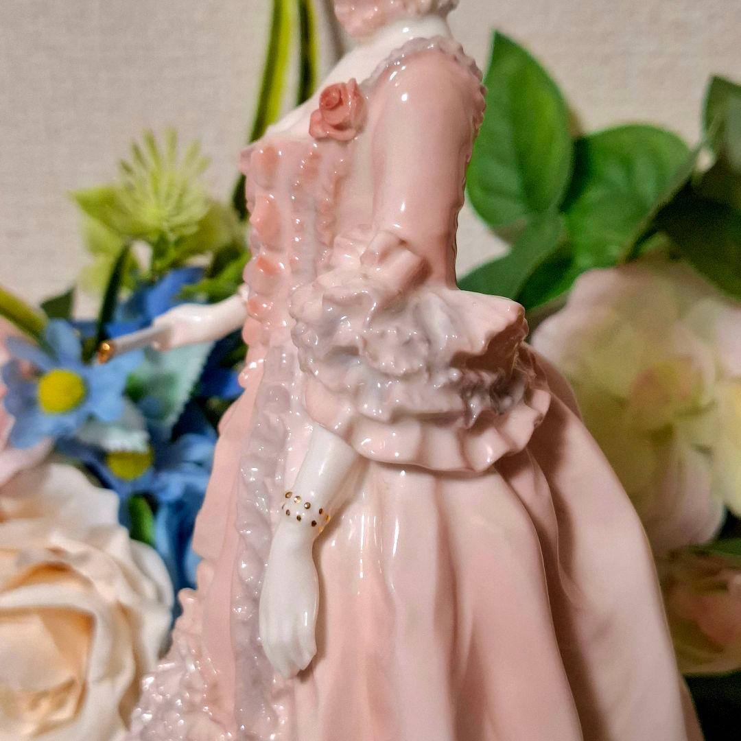 伝説級!割れカケ無しの完品!コールポート ポンパドール夫人 フィギュリン