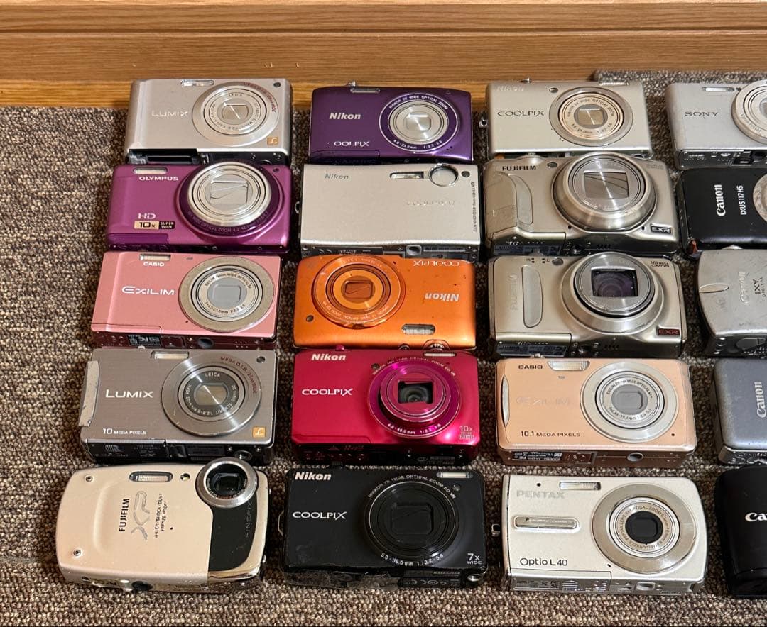 デジタルカメラ　canon panasonic sony nikon ジャンク