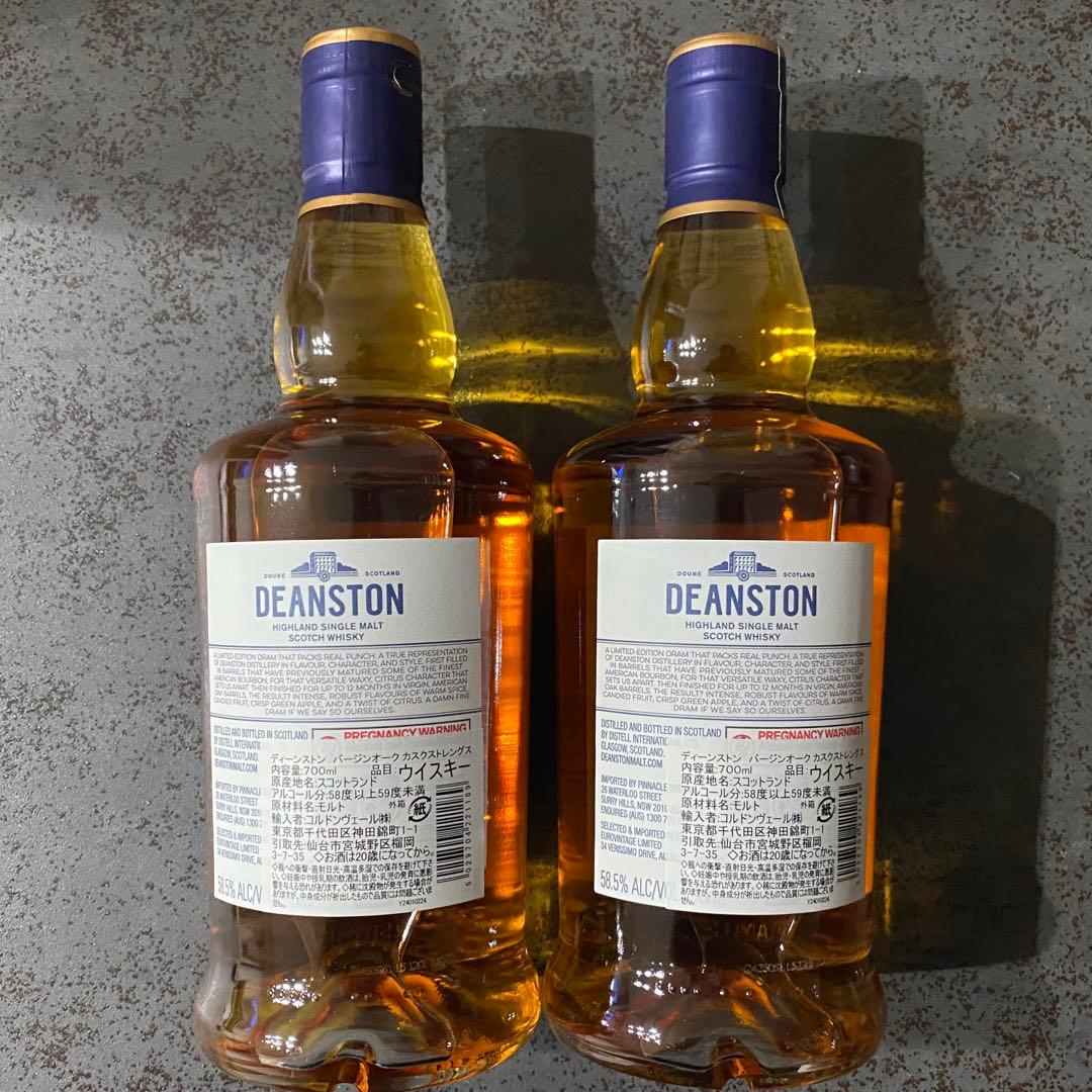 【最安値】〈DEANSTON〉VIRGIN OAK CASKSTRENGTH②本