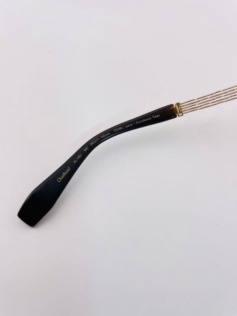CHARMANT Line 日本製 ツーポイントメガネ 　チタン 最軽重 46