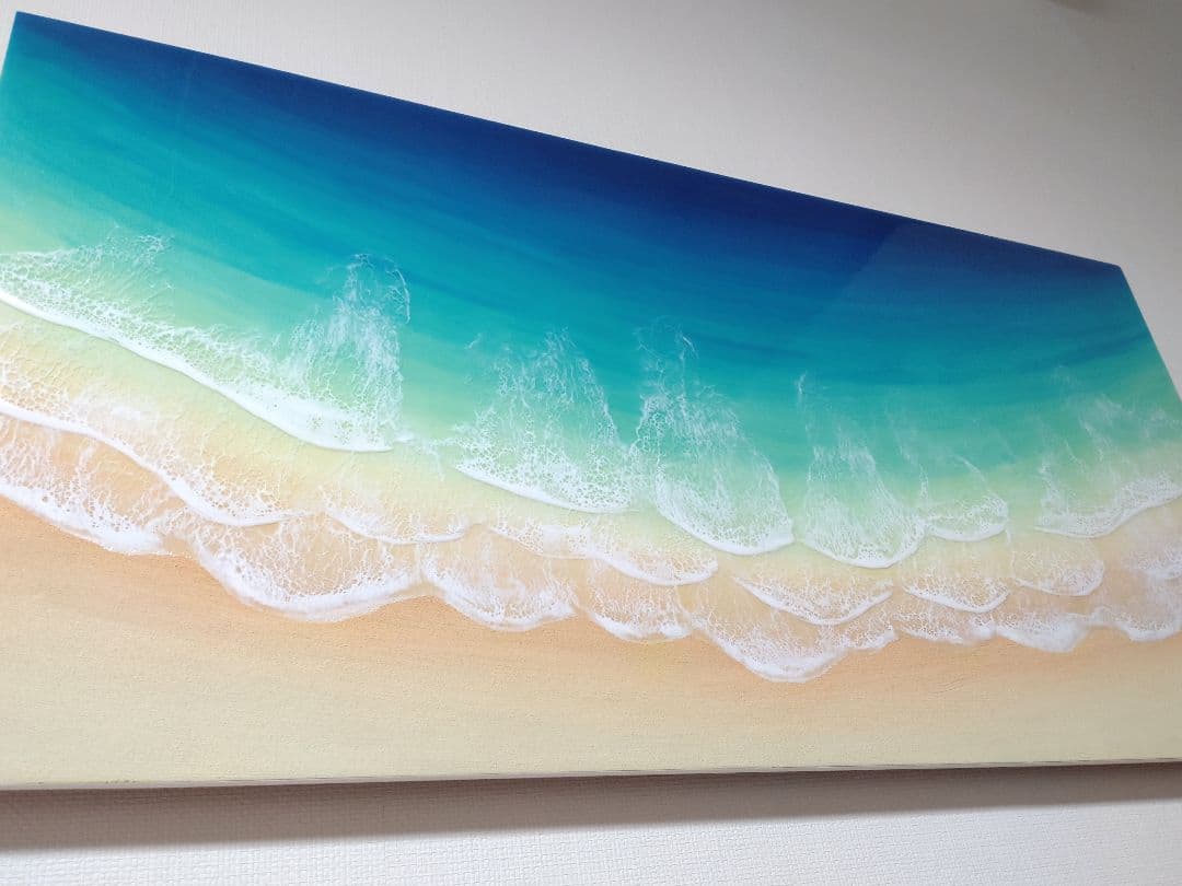 レジンアート(Okinawa Blue・Plate type・900×450)