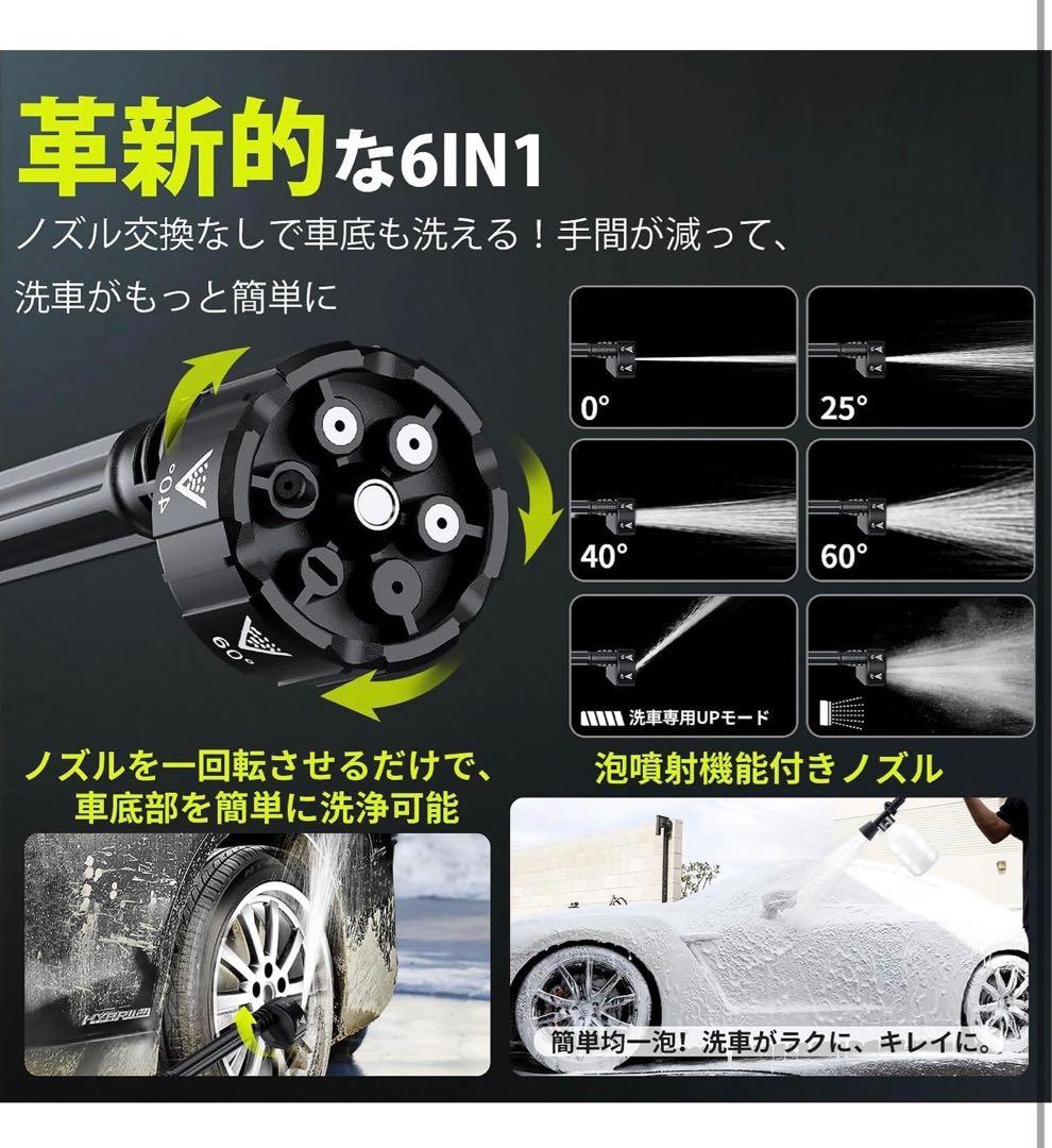 2025年最新モデル、Zyvrexの充電式コードレス高圧洗浄機が登場