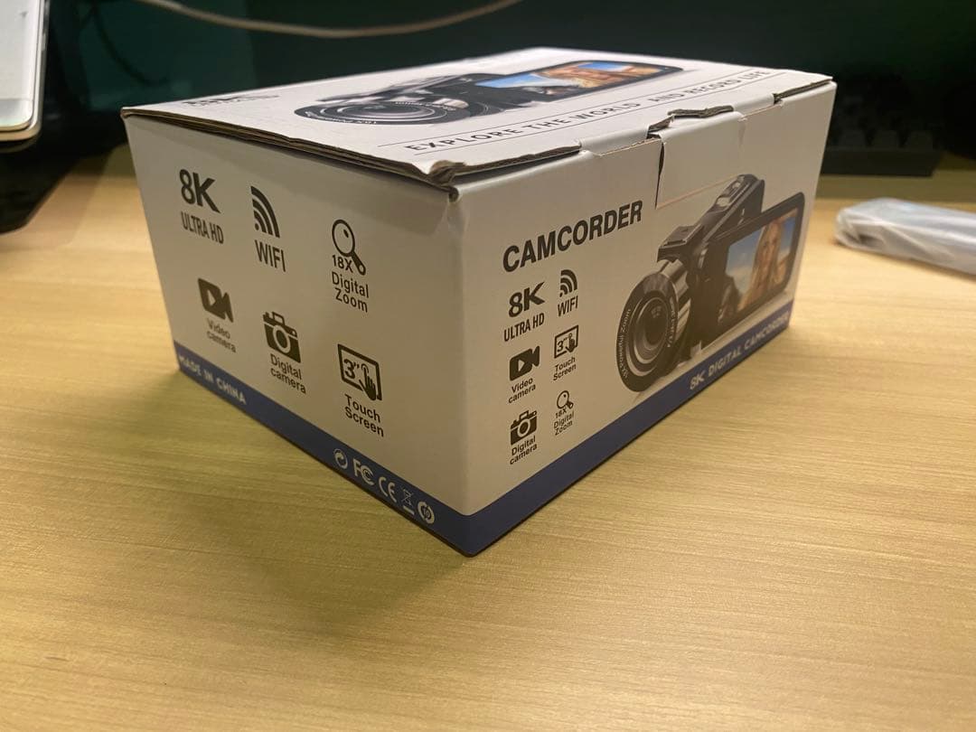 DVC 8K Ultra HD デジタルビデオカメラ　バッテリー2個付き