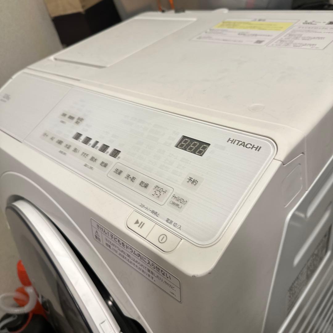 日立　SX120HL 2025年購入　使用感少ない　ドラム式洗濯乾燥機