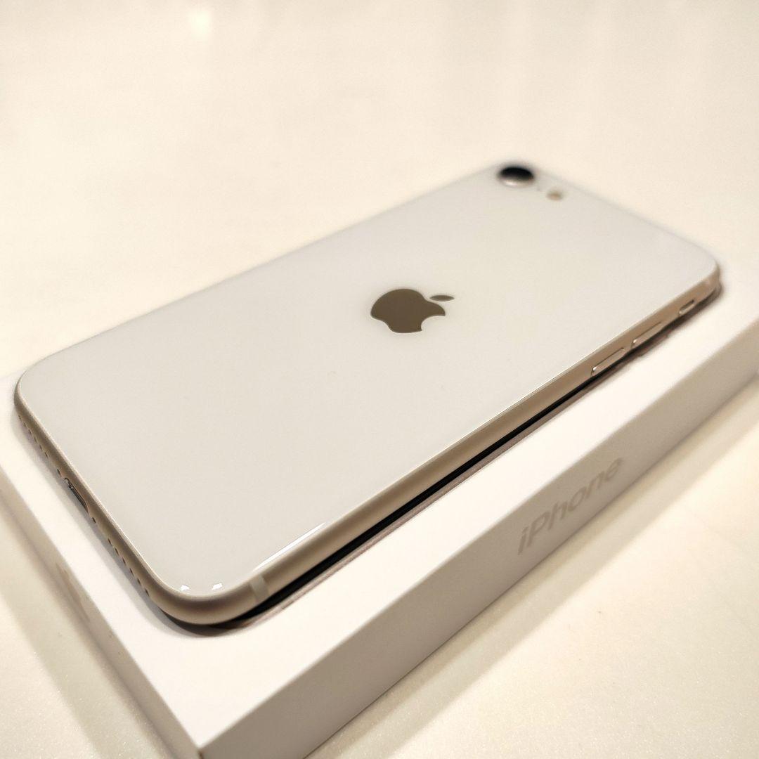 【バッテリー91%】 iPhone SE 第3世代 スターライト 白 64GB