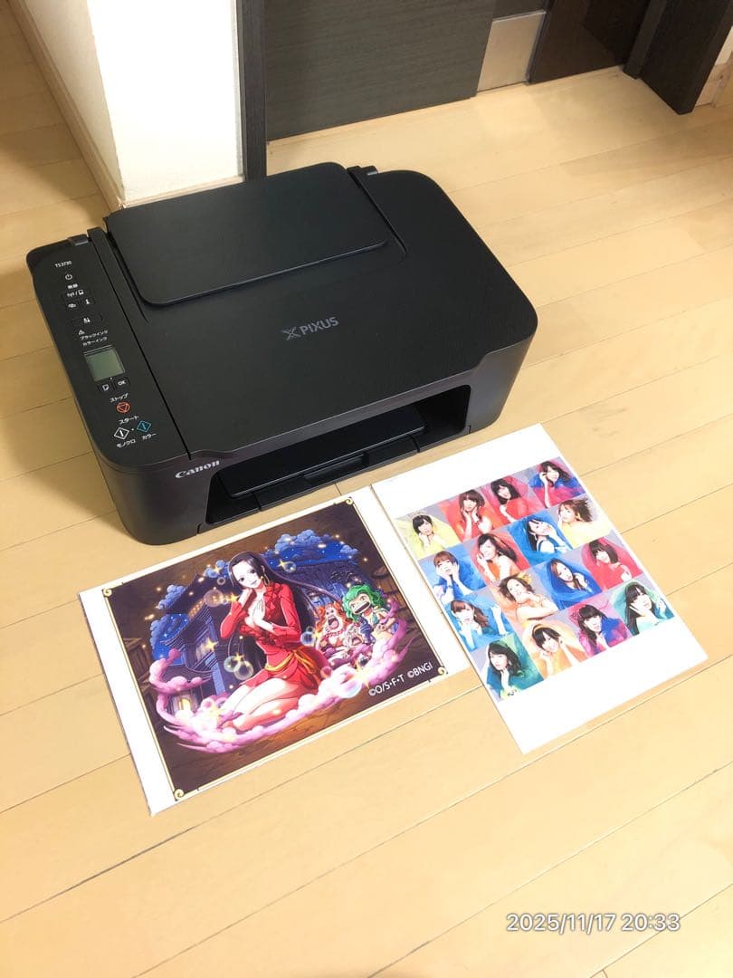 【ほぼ未使用】Canon PIXUS TS3730 スマホ印刷対応プリンター