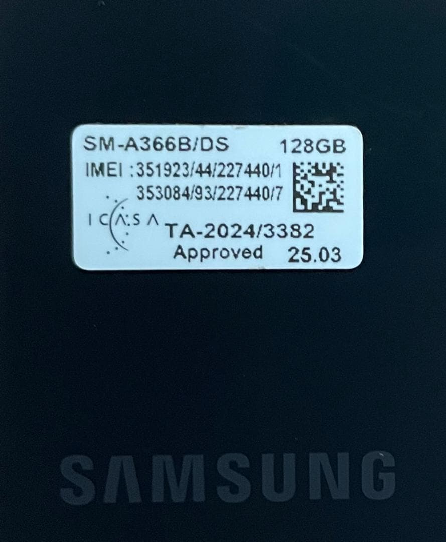 Samsung Galaxy A36 5G 本体 SIMフリー　中古