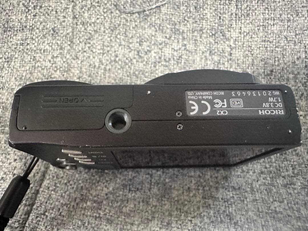 【動作確認済み】RICOH CX2 コンパクトデジタルカメラ　ブラック