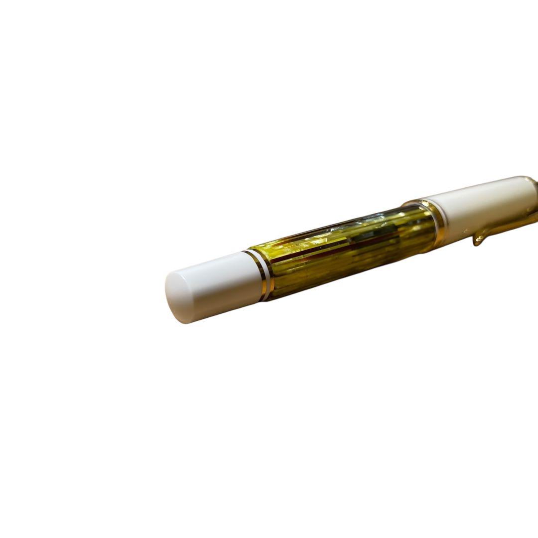 極美品✨ペリカン　M400 ホワイトトートイス　万年筆　14C-585 EF