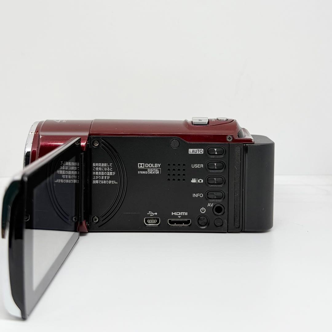 【完動品】JVC Everio GZ-HM670-R ビデオカメラ 動作確認済み