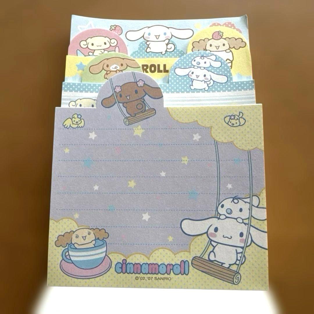 シナモロール メモ帳　まとめ売　シナモン ボックス　平成レトロ