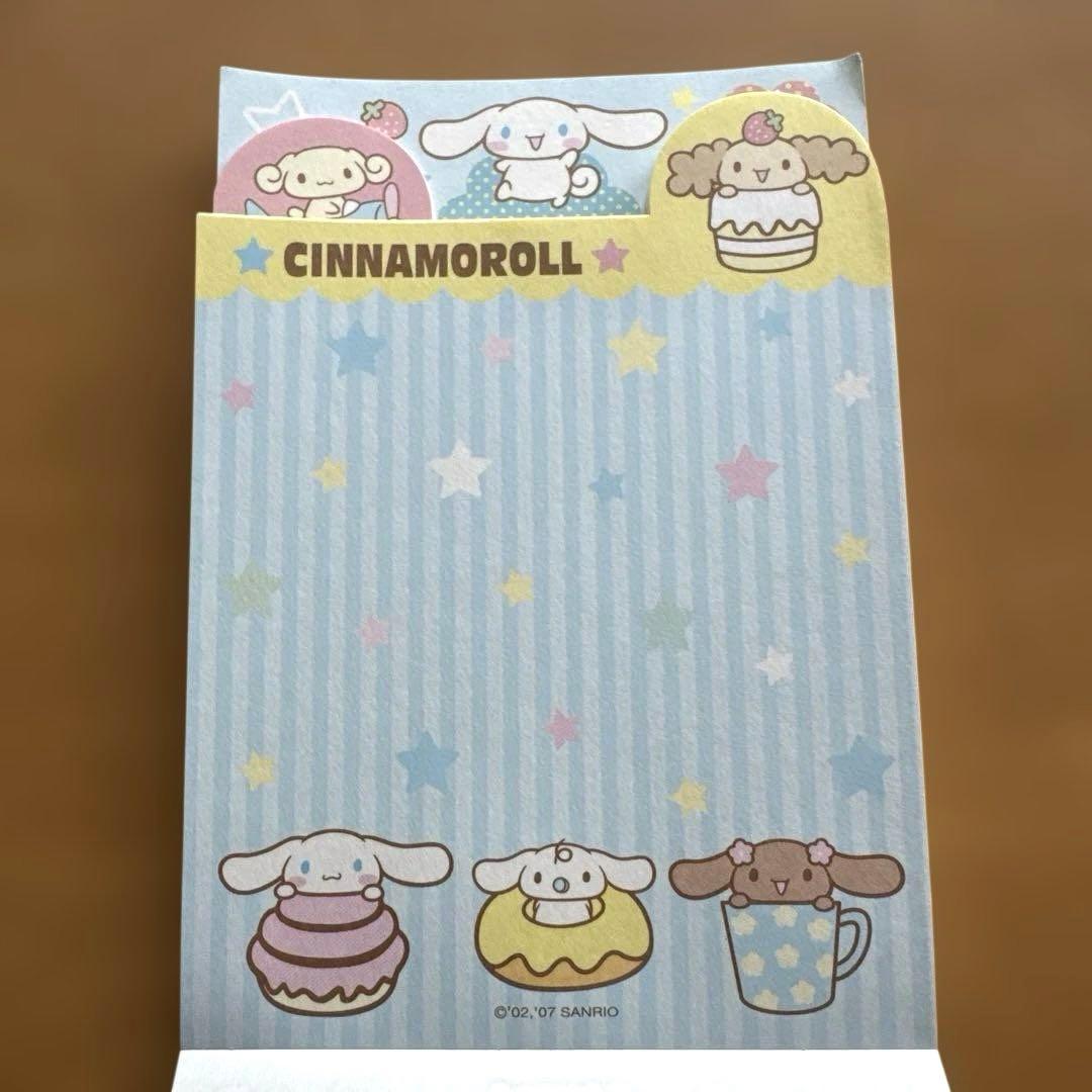 シナモロール メモ帳　まとめ売　シナモン ボックス　平成レトロ