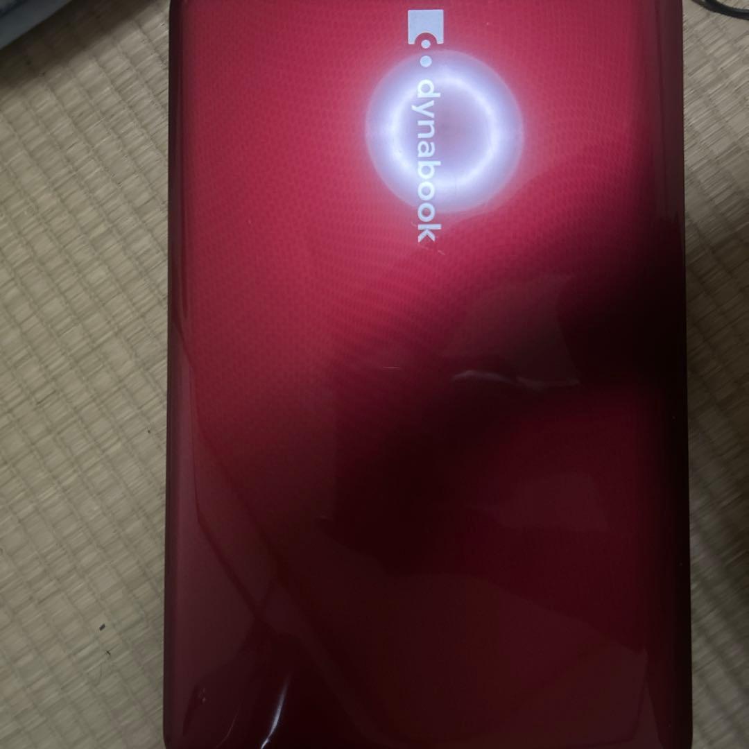 Toshiba dynabook 赤色 ノートPC 即購入OK!