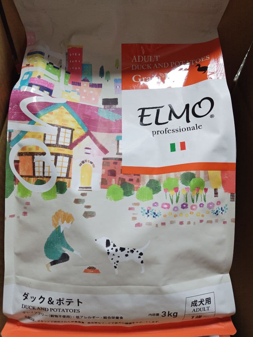 ELMO ダック＆ポテト ドッグフード 3kg×2袋