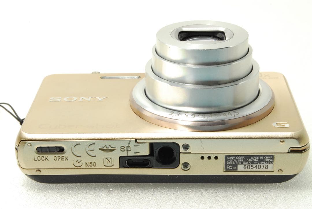 SONY DSC-WX170❤️スマホ転送 動作確認済 ゴールド ソニー コンデジ