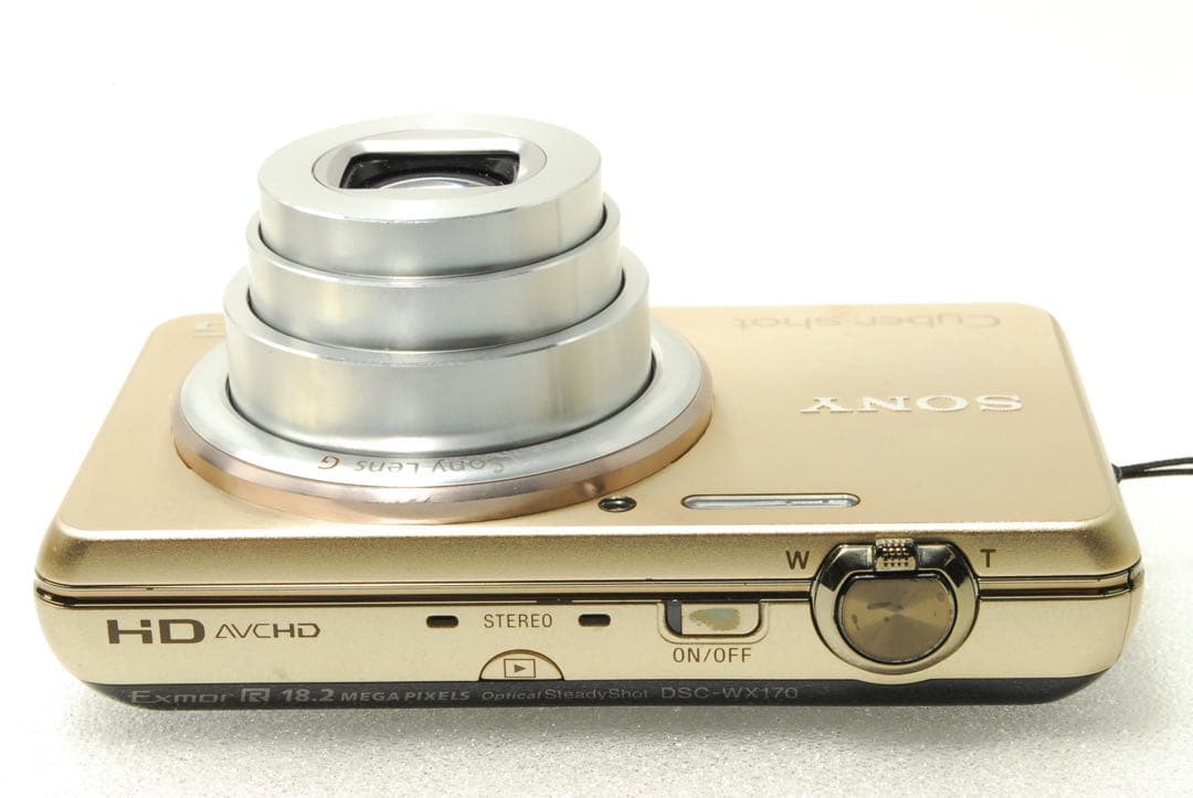 SONY DSC-WX170❤️スマホ転送 動作確認済 ゴールド ソニー コンデジ