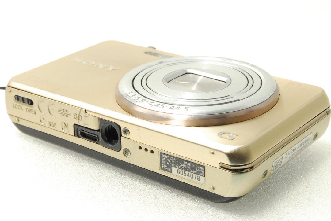 SONY DSC-WX170❤️スマホ転送 動作確認済 ゴールド ソニー コンデジ
