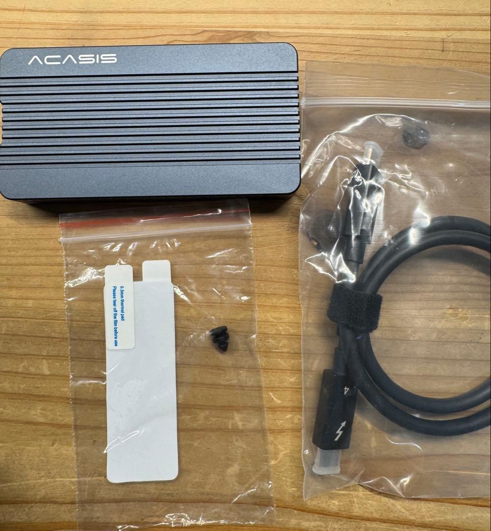 外付けハードディスク・ドライブ ACASIS TBU405 Thunderbolt 40Gbps nvme