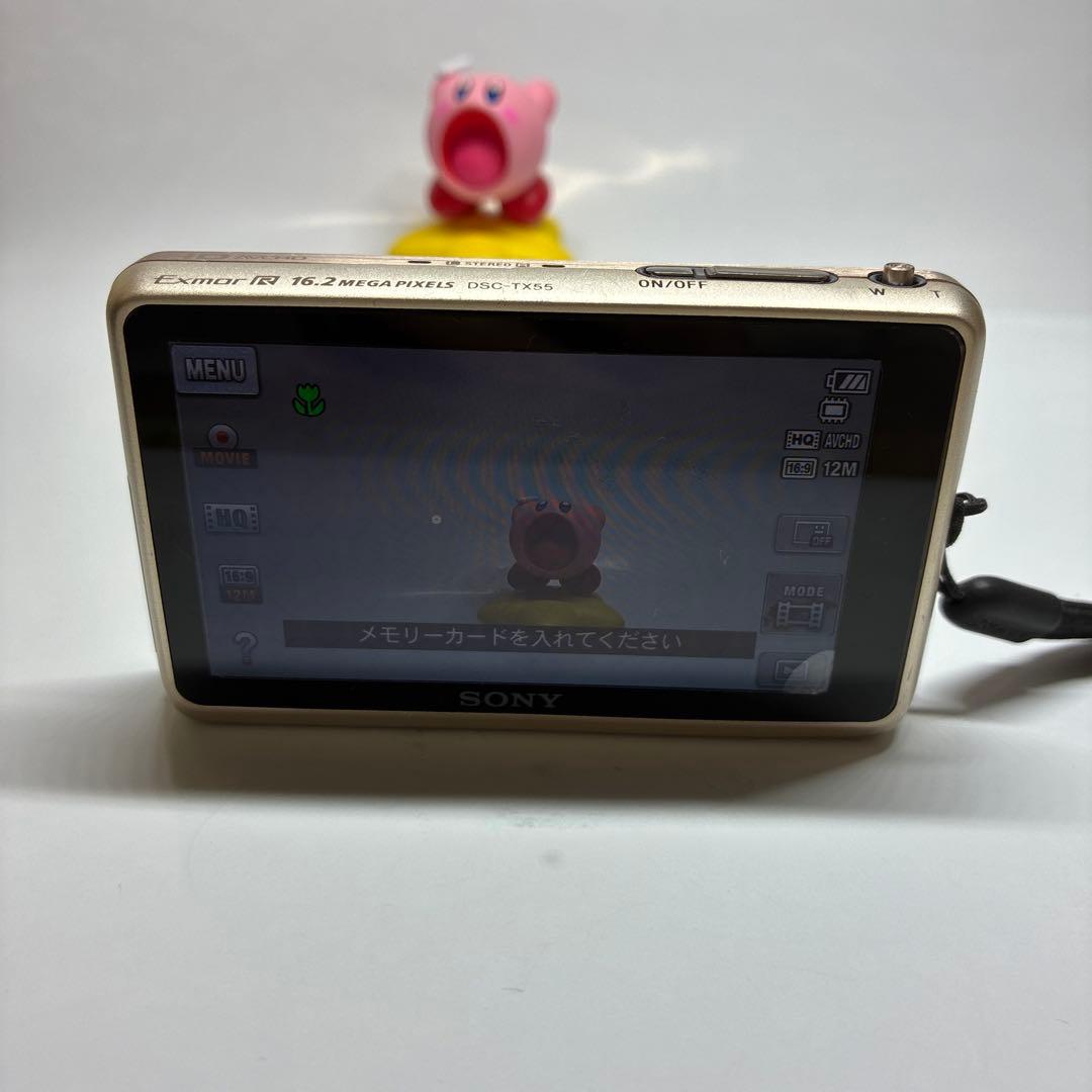 SONY Cyber-shot DSC-TX55 ゴールド　コンデジ　動作確認済
