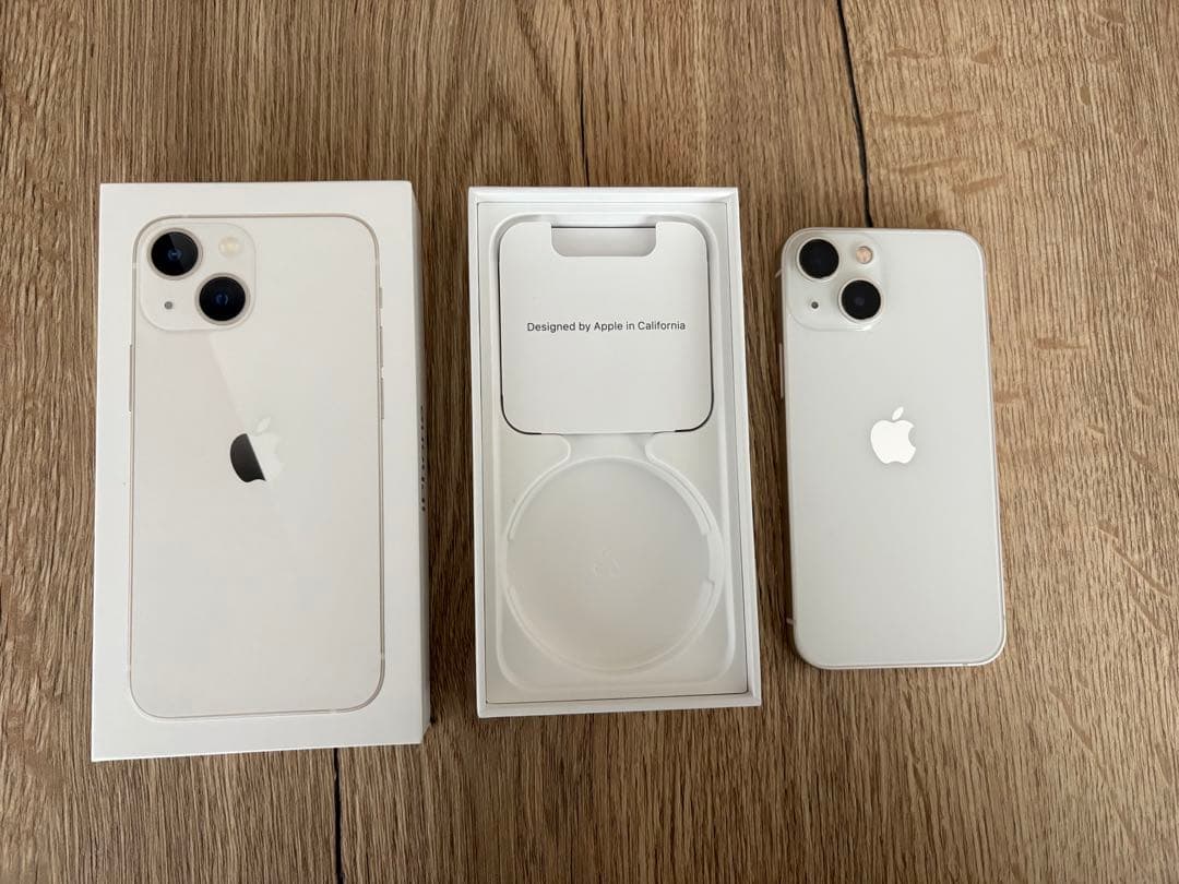 Apple iPhone 13 mini 256GB ホワイト　ケース付き