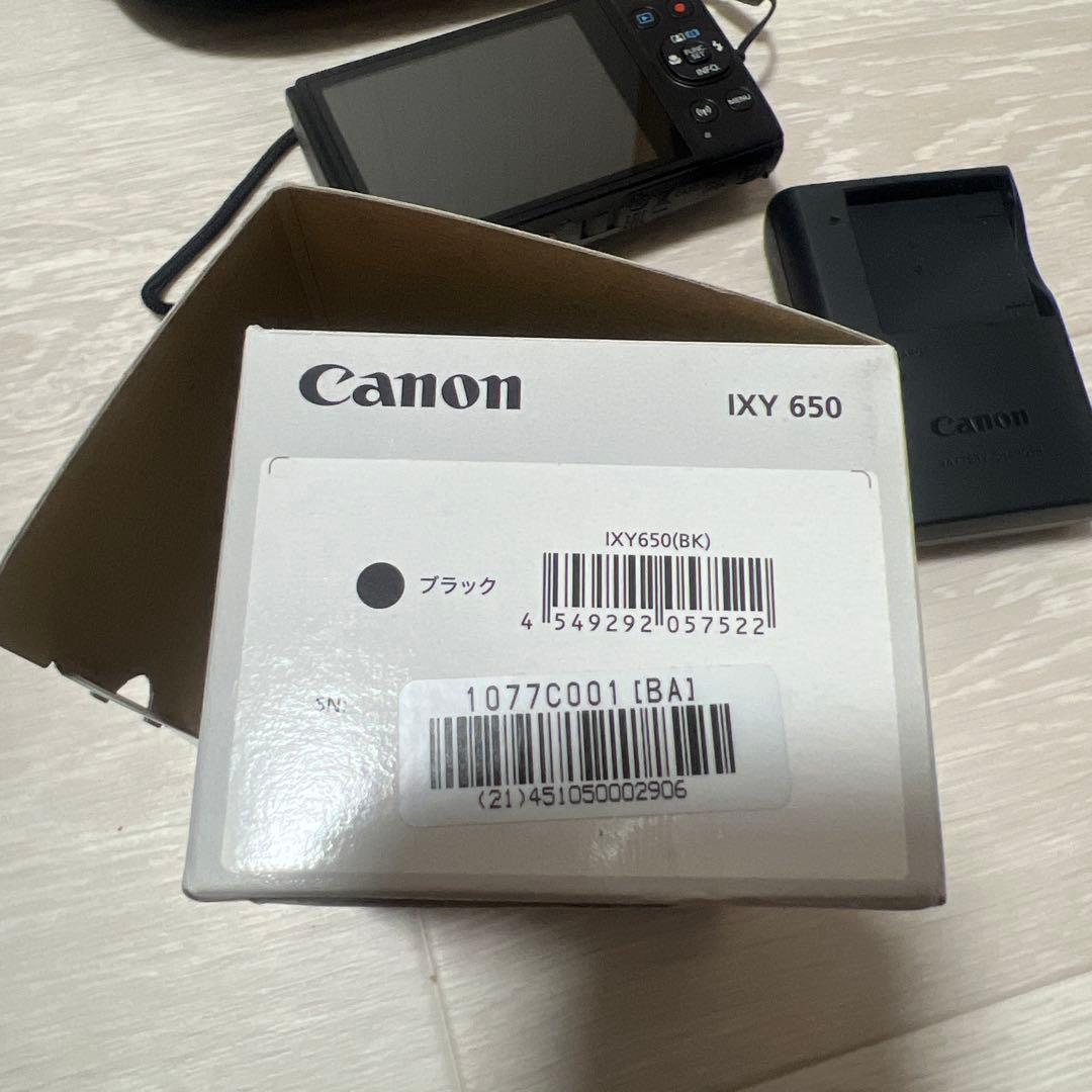 山内さま専用Canon IXY 650 ブラック Wi-Fi 箱付き 付属品