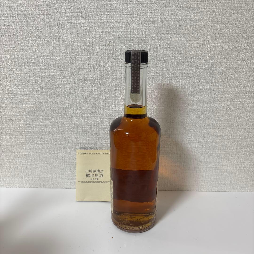 サントリーウイスキー　山崎蒸溜所　樽出原酒10年　600ml 未開栓　封訳あり
