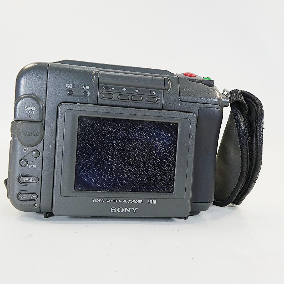 ソニーCCD-SC55【動作良好】VideoHi8ビデオカメラ　ダビングに最適