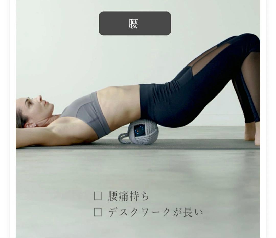 TIE BALLS 振動・加熱マッサージボール グレー&Sボール