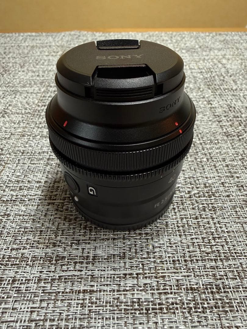 【美品】SONY標準単焦点レンズFE40mmF2.5Gレンズ Eマウント用