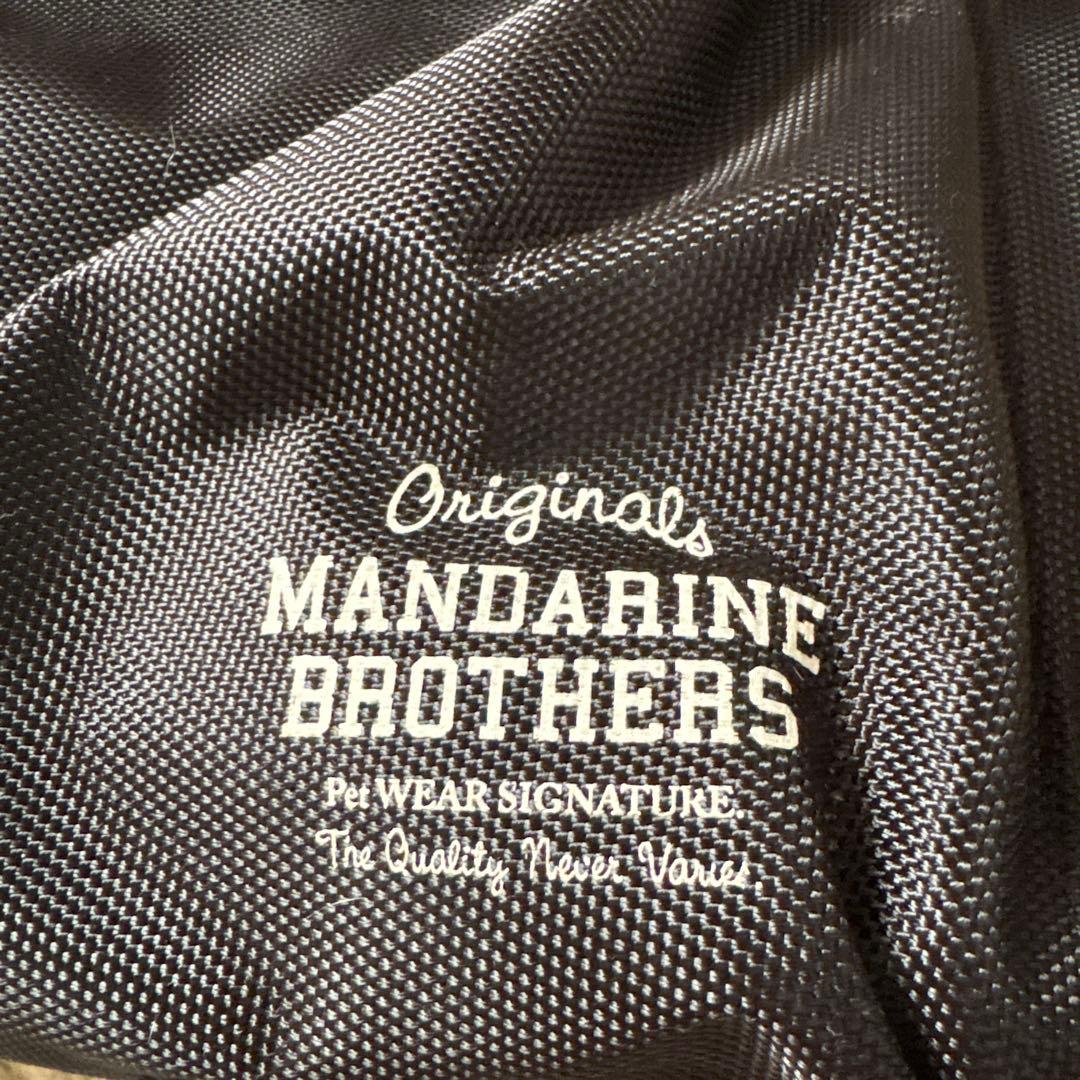 MANDARIN BROTHERS ブラックキャリーバッグ