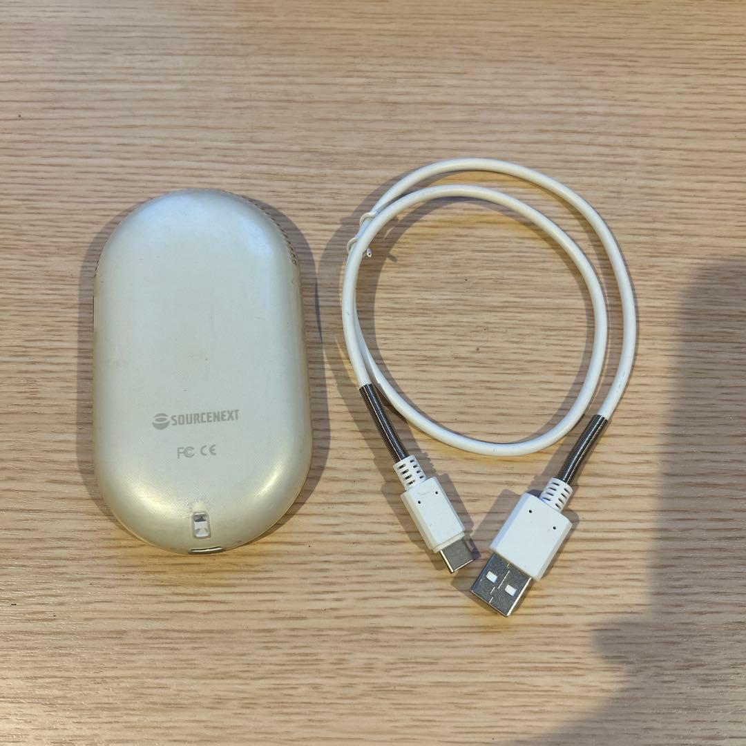 POCKETALK 翻訳機 USBケーブル・透明シリコンケース付き　白