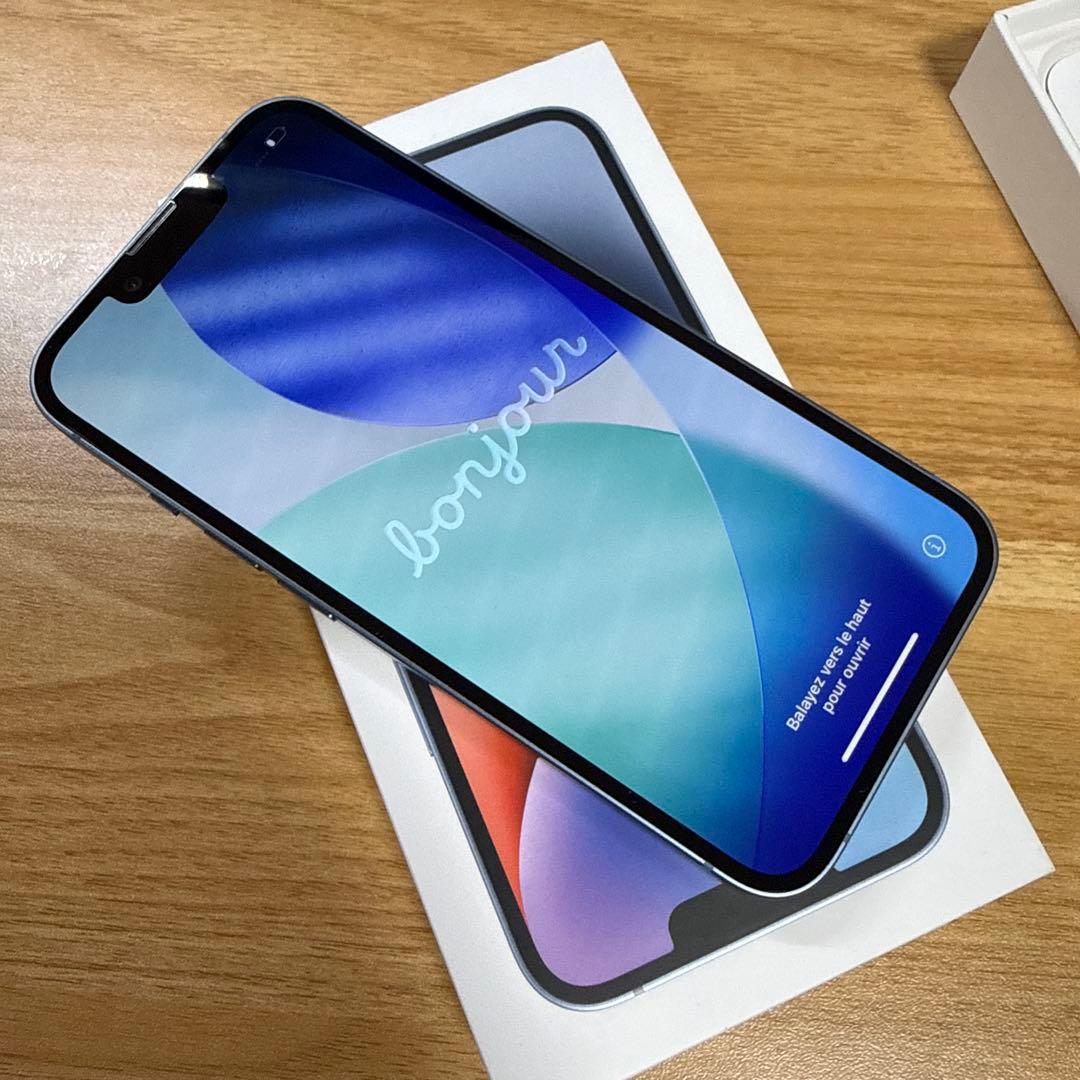 iPhone 14 128GB 国内版SIM フリー ブルー バッテリー91%
