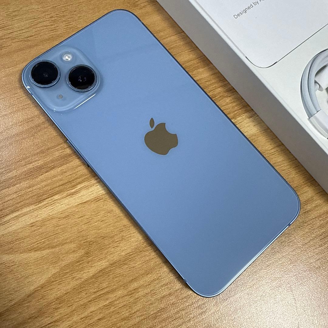 iPhone 14 128GB 国内版SIM フリー ブルー バッテリー91%