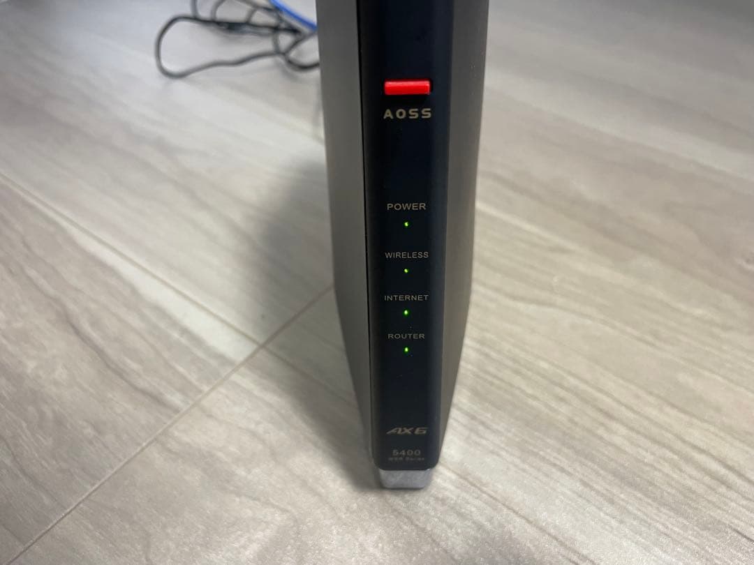 BUFFALO WSR-5400AX6-MB 無線LANルーター　Wi-Fi6