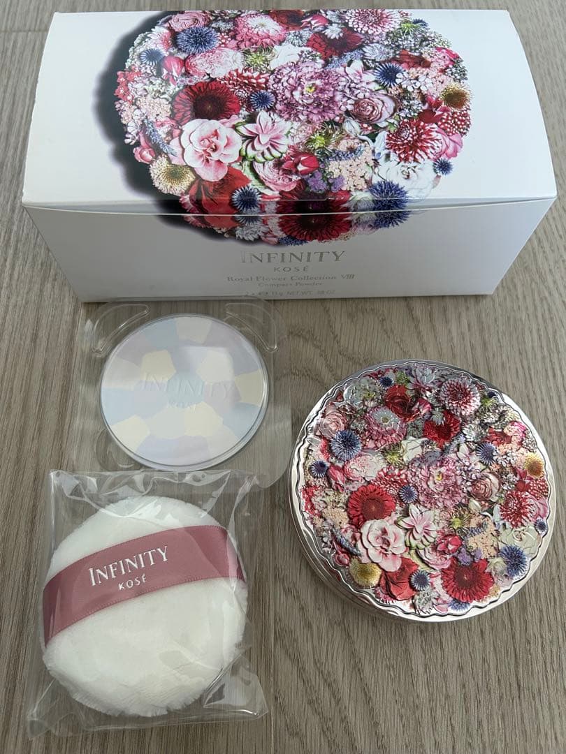 INFINITY ルースパウダー 花柄デザイン