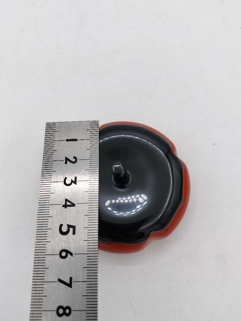 c633 香合 柿型 漆器 和幸 木箱 茶道具 古物