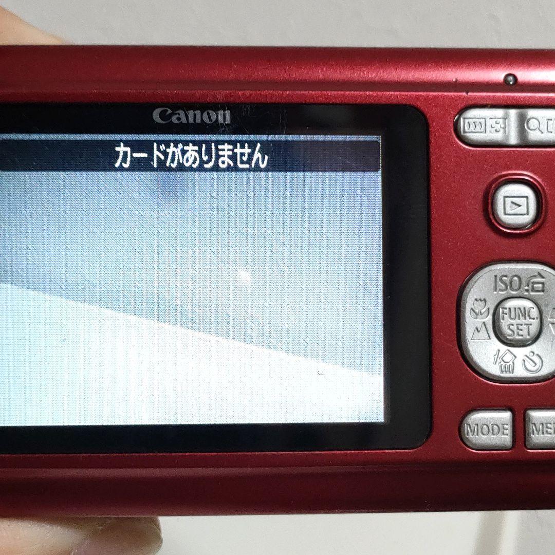 【名機動作品】Canon PowerShot A480赤　平成レトロIXYCCD
