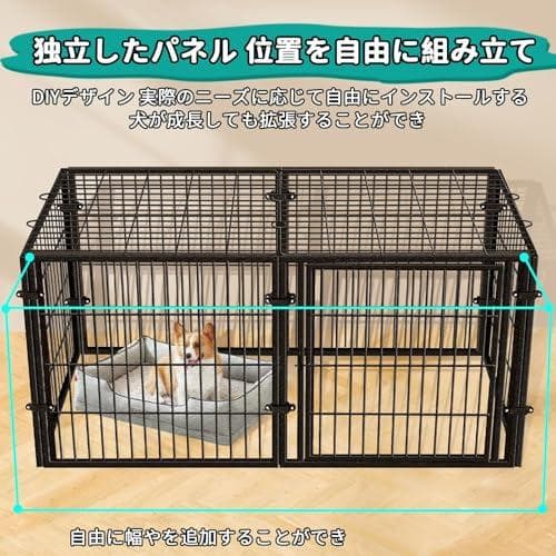 ペットサークル 犬 ゲージ ペットフェンス 犬 サークルケージドア付き