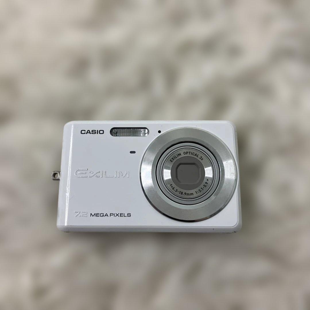 Casio EXLIM EX-Z77 コンパクトデジタルカメラ　ホワイト