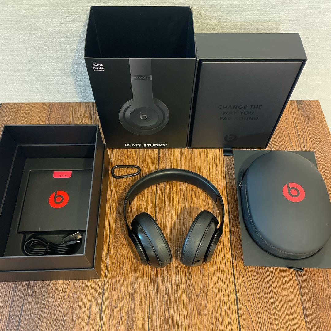 動作良好⭐️BEATS STUDIO3 WIRELESSマットブラック