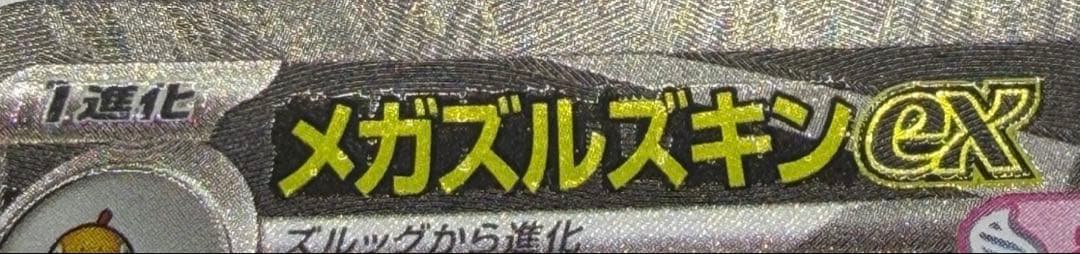 メガスルズキンex 330 HP ポケモンカード　中国語エラーカード